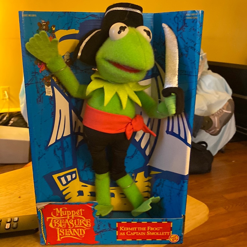 Muppets Treasure Island Kermit as Captain Smollett